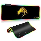 LIRAMARK RGB Gaming Mouse Pad, Large with 14 Lighting Modes (800mm x 300mm x 4mm, Design 3) Rs. 299 – Amazon