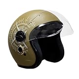 Turtle Helmet Star with Visor Half Face with Scratch Resistive Clear Visor & Hard Shell ABS Plastic Helmet Rs. 997 – Amazon