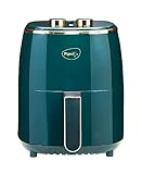 Pigeon Healthifry Manual Air Fryer, 360° High Speed Air Circulation Technology 1200 W with Non-Stick 4.2 L Basket – Green Rs. 2299 – Amazon