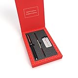 Paperkraft Expressions Gift Set – 1 Ceramic Roller ball Metal Pen with Gold trims 0.6 mm Stainless Steel Tip + 1 Stainless Steel Key Chain + 1 Free* Rakhi Band Rs. 149 – Amazon