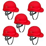 Robustt X Shree JEE Safety Helmet Executive Ratchet Type Adjustment, Protection for Outdoor Work Head Safety Hat with Sweat Band (Red, Pack of 5) Rs. 327 – Amazon