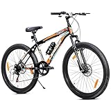 Leader Beast 26T Multispeed (7 Speed) Mountain Bike with Front Suspension & Dual Disc Brake Rs. 5999 – Amazon