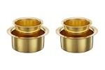 Amazon Brand – Solimo Brass Pot – Semi Hammered | 750 ml | Brass | Traditional Water Storage with Lid Rs. 349 – Amazon
