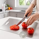 Herrlich Homes Rectangle Stainless Steel Chopping Board Rs. 299 – Amazon
