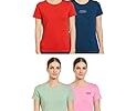 Amazon Brand – Symbol Women’s Regular Fit T-Shirt (SYM-AW22WTE-006_Multicolor 20 M) Rs. 399 – Amazon