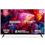 BLACK+DECKER 109 cm (43 inches) A1 Series 4K Ultra HD LED Smart Google TV BXTVGU43UD2875ATIN (Black) Rs. 12999 – Amazon