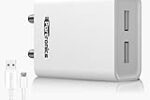 Portronics Adapto 66 2.4A 12w Dual USB Port 5V/2.4A Wall Charger Rs. 199 – Amazon