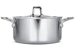 MILTON Pro cook Triply Stainless-Steel Casserole Handi/Biryani Pot with Lid 22 cm, 4 Litre Rs. 1995 – Amazon