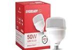 Eveready 50W LED Hammer Bulb 100 Lumens Per Watt |Cool Day Light (6500K Rs. 499 – Amazon