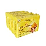 Patanjali Haldi Chandan Kanti Body Cleanser Soap (150g, Pack of 4) Rs. 97 – Amazon