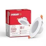 EVEREADY 8W LED Downlight, Round Shape, Cool Day White, 75 lm Rs. 118 – Amazon