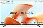 acer 139 cm (55 inches) G Plus Series 4K Ultra HD LED Smart Google TV AR55UDGGR2851AD Rs. 24999 effectively – Amazon