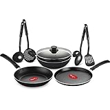 Pigeon by Stovekraft Pigeon Mio Nonstick Aluminium Cookware Gift Set Rs. 588 – Amazon