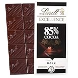 Lindt 85% Cocoa Dark Chocolate, 100 Gram Rs. 280 – Amazon