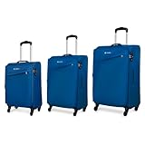 Carlton Lords – S03 Set of 3 (Cabin+Medium+Large) Trolley Bag, Cm | TSA | 4 Wheels | 3 Year International Warranty | Black Rs. 3927 – Amazon