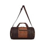 Gear Clubsport 3 9″/33L Faux Leather Large Water Resistant Duffle Bag/Travel Bag/Gym Bag for Men & Women(Brown-Tan) Rs. 599 – Amazon
