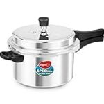 Pigeon by Stovekraft Aluminium Pressure Cooker 5 Litre Non Induction Base Outer Lid Cooker (Silver, 12737) Rs. 784 – Amazon
