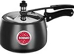 Amazon Brand – Solimo Hard Anodised Pressure Cooker With Stainless Steel Lid, 3 Liter Rs. 1059 – Amazon