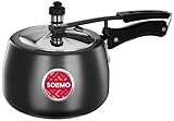 Amazon Brand – Solimo Hard Anodised Pressure Cooker With Stainless Steel Lid, 3 Liter Rs. 1059 – Amazon