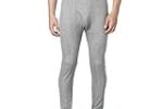 Dixcy Scott Originals Mens Slim Fit Mid Rise Solid Ankle Length Cotton Thermal Trousers (Grey Melange)-L Rs. 329 – Amazon