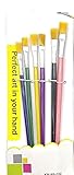 FREEDY 6 Pcs Different Size Paint Brush Set (Flat) A Rs. 65 – Amazon