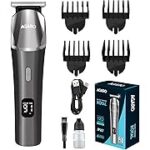 AGARO Royal Beard Trimmer | 120 Minutes Usage, Silver