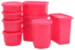Mastercook Assorted Colour Plastic Container 1.5 L (Set of 10)