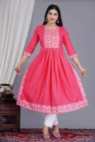 Diwikj Anarkali Gown(Pink)
