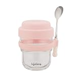 Lifelong 430ml Oatmeal Mug | Airtight Glass Mug with Lid, Spoon Rs. 299 – Amazon