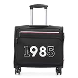 Tommy Hilfiger Polyester Memphis Unisex Overnighter Softshell 8 Spinner Wheels Trolley Bag Rs. 1999 – Amazon