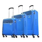 Aristocrat Oasis Plus Set of 3 Cabin, Medium & Large Size Soft Luggage Rs. 4449 – Amazon