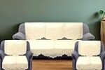 Kuber Industries Floral Sofa Cover 5 Seater |Pack of 6 (Cream) Rs. 288 – Amazon