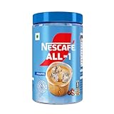 NESCAFE All in 1 Frappe | Instant Cold Coffee Premix – Just Add Cold Water | 300g Jar, Powder Rs. 190 – Amazon