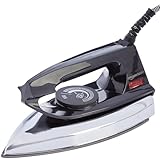 amazon basics 750 Watt Dry Iron with Non-Stick Soleplate|Black, 750 watts, ceramic Rs. 394 – Amazon