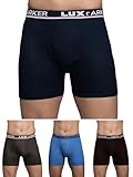 LUX PARKER Men’s Pure Cotton Modern Trunks (Pack of 4) ICD_DRW_COL_4PC_Assorted Rs. 323.6 – Amazon