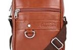 ADISA Faux Leather Unisex Sling Cross Body Travel Office Messenger Bag (MS9011-TAN) Rs. 199 – Amazon