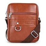 ADISA Faux Leather Unisex Sling Cross Body Travel Office Messenger Bag (MS9011-TAN) Rs. 199 – Amazon