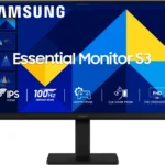 Samsung Essential Series S3 55.88 cm (22 inch) Full HD LED Backlit IPS Panel with D-Sub, HDMI Flat Monitor (LS22D300GAWXXL)(Response Time: 5 ms, 100 Hz Refresh Rate)