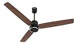Havells FAB PRO BLDC 1200mm Ceiling Fan with 100% Pure Copper Motor | 5 Star Rating | Remote Controlled|Watt: 30|Air Flow: 225 cmm|Speed: 350 RPM| 3 Years Manufacturer Warranty(Walnut Matt Black) Rs. 3642.3 – Amazon