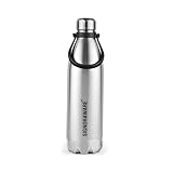 Signoraware Aqualene Vaccum Stainless Steel Cola Bottle | Airtight & Leakproof | Hot & Cold for Hours (1.5 Ltr | Steel) Rs. 771 – Amazon