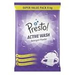 Amazon Brand – Presto! Active Wash Detergent Powder | 8 Kg