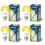Crompton Dyna Ray 9W Round B22 LED Warm White Pack of 4 Rs. 169 – Amazon