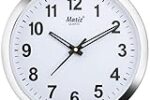 Matiz 101 Round Wall Clock Silver Color Plastic Case Rs. 129 – Amazon