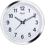 Matiz 101 Round Wall Clock Silver Color Plastic Case Rs. 129 – Amazon