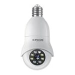 Hixecure 2MP PTZ Bulb WiFi Camera, Night Vision