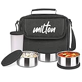MILTON Lunch Box with Insulated Fabric Jacket