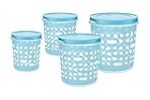 MILTON Storex Plastic Storage Jars & Containers Set of 4
