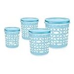 MILTON Storex Plastic Storage Jars & Containers Set of 4
