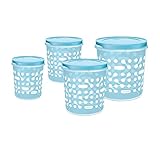 MILTON Storex Plastic Storage Jars & Containers Set of 4