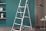 Plantex Ladder for Home/5 Step Steel Ladder